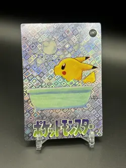 Pokemon Pocket Monsters Vending Prism Sticker Ice Cube Holo #197 - Image 3