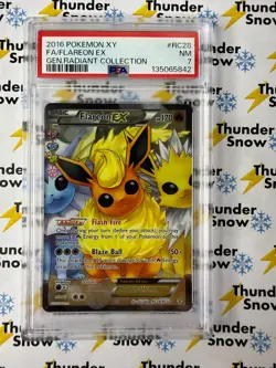 Flareon EX Generations Radiant Collection #RC28 2016 Pokemon XY PSA 7 135065842 - Image 1
