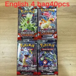 40PCS Pokemon Cards English Shining Fates Style Booster GX V EX Kids Toy - Image 3