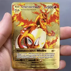 Pokemon Card 10000 HP Arceus VMAX Gold Metal Pikachu Mewtwo GX English Card - Image 1