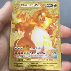 Pokemon Card 10000 HP Arceus VMAX Gold Metal Pikachu Mewtwo GX English Card - Image 2