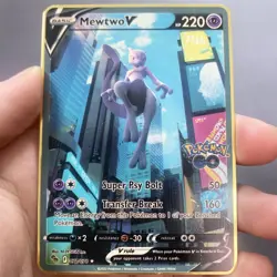 Pokemon Card 10000 HP Arceus VMAX Gold Metal Pikachu Mewtwo GX English Card - Image 5