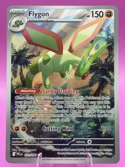 Pokemon TCG Flygon Illustration Rare 101/094 Full Art Holo Phantasmal Flames NM - Image 1