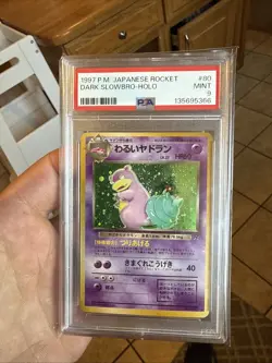 1997 POKEMON JPN ROCKET #80 DARK SLOWBRO-HOLO PSA 9 - Image 1