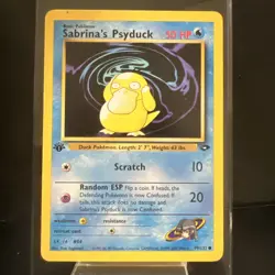 Pokemon TCG Sabrina's Psyduck Gym Challenge 99/132 Common 1st Edition NM/LP - Image 1