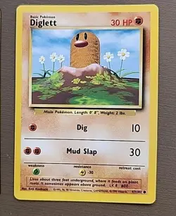 Pokemon Lot Of 4 Cards Machop 52, Wartortle 42, Sandslash 41, Diglett 47 - Image 5