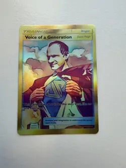 Jason Paige Custom Pokemon Card - Pokemon Theme Song Singer - Image 1