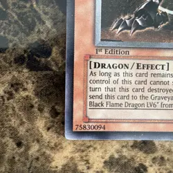 Yugioh Horus The Black Flame Dragon LV4 1st Edition Ultimate SOD-EN006 - Image 4