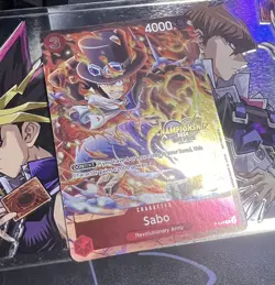 2x Sabo P-044 EN ONE PIECE TCG 2024 Tournament Promo CS’ 24 - Image 2