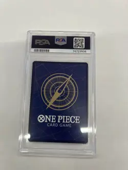 2022 Japanese One Piece Tashigi OP02-Box Topper PSA 10 - Image 2