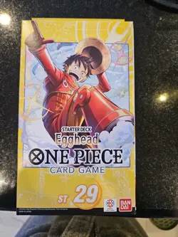 Bandai One Piece Card Game Egghead Starter Deck ST-29 English 50 Cards Luffy - Image 1