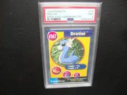 1999 Pokemon Burger King UnPerforated Dratini card #147 Psa 9 Mint - Image 1