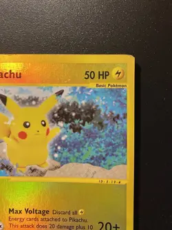Pokemon Card-Pikachu-Skyridge-84/144-HoloReverse-Ereader-ENG-LP-CORNERS ErrorCut - Image 4