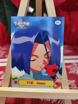 Pokemon TV Animation - TV10 James, Topps Card, Puzzle, NM - Image 1
