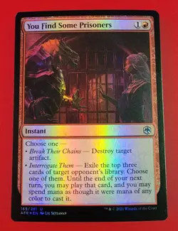1x You Find Some Prisoners | FOIL | Forgotten Realms | MTG Magic Cards - Image 1