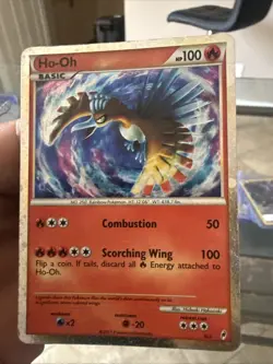 Pokemon Ho-Oh Shiny Holo Rare Card Call of Legends SL5 - Image 1