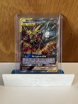 Pokemon Card Moltres Zapdos Articuno GX SM210 Hidden Fates ETB Promo Glass Bird! - Image 1