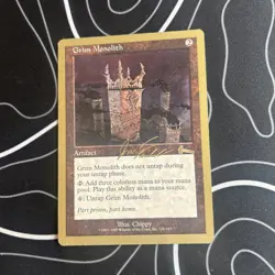 Grim Monolith Magic the Gathering Card Finkel World Championships 2000 - Image 5