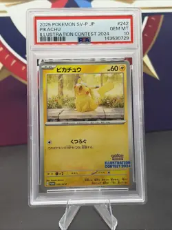 Pikachu 242 Sv-P Promotional Cards Regular (Japanese) PSA 10 - Image 1