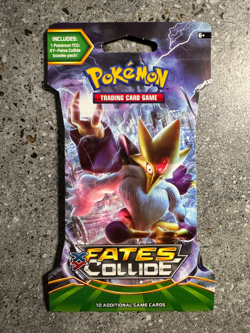 Pokemon TCG Cards 1x Fates Collide Sleeved Booster Pack Genuine Factory Sealed - Image 1