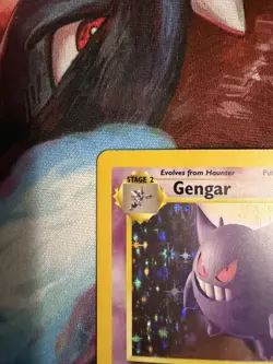Gengar 5/62 Fossil Holo Light Play Pokemon Tcg Card FAST SHIPPING - Image 2