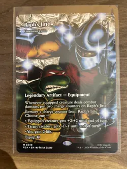 Raph's Jitte (Umezawa's Jitte) NM Teenage Mutant Ninja Turtles Mythic Rare PZA - Image 1