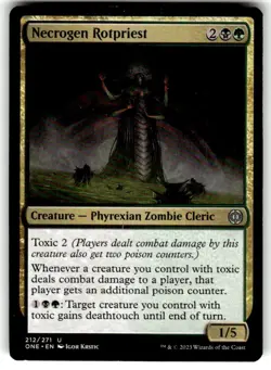 Phyrexia: All Will Be One Magic: The Gathering Necrogen Rotpriest MTG - Image 1