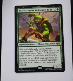 MTG Michelangelo Weirdness to 11 Teenage Mutant Ninja Turtles Rare #121 NM/MINT - Image 1