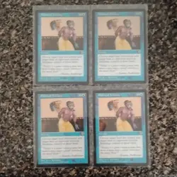Magic The Gathering Political Trickery x4 Sorcery Blue Ice Age 1995 Mark Tedin - Image 1