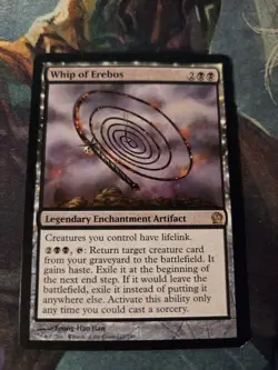 Magic: The Gathering Whip of Erebos Enchantment Artifact Rare Theros 110 Black - Image 2