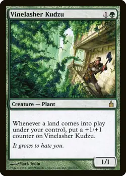 MTG Magic the Gathering Vinelasher Kudzu (189/306) Ravnica City of Guilds MP - Image 1
