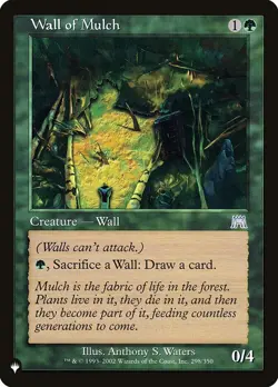 MTG Magic the Gathering Wall of Mulch (ONS-298/3034) The List LP - Image 1