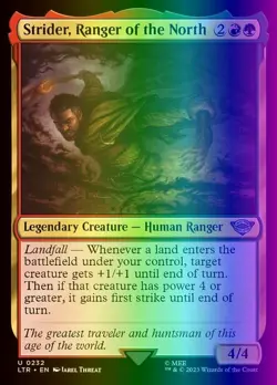 Strider, Ranger of the North (232/943) LTR LP FOIL - Image 1