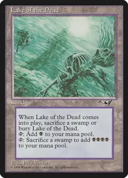 MTG Magic the Gathering Lake of the Dead (140/199) Alliances HP - Image 1