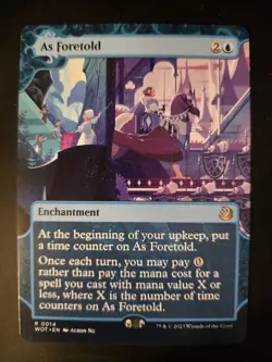 As Foretold NM Wilds of Eldraine: Enchanting Tales MTG FREE SHIPPING - Image 1