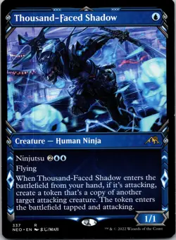 Thousand-Faced Shadow (Showcase) R Kamigawa: Neon Dynasty 337 NM - Image 1