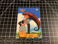 TV9 Jesse TOPPS Pokemon Card 1999 Nintendo Animation Series - Image 1