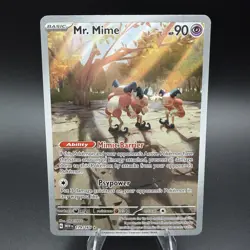 Pokemon Mr Mime 179/165 Illustration Rare Full Art Scarlet & Violet NM - Image 1