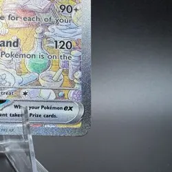 Pokemon Alakazam EX TCG Scarlet Violet-151 Holo Full Art Card 201/165 - Image 5