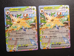 Pokemon TCG, (X2) Leafeon EX 006/131 Prismatic Evolutions Double Rare Holo, NM - Image 3