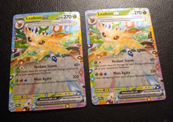 Pokemon TCG, (X2) Leafeon EX 006/131 Prismatic Evolutions Double Rare Holo, NM - Image 4