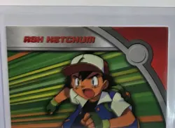 2000 Topps Pokemon TV Ash Ketchum Animation Series 2 #HV1 - Non Holo Blue Label - Image 2