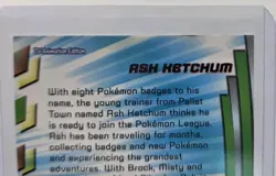 2000 Topps Pokemon TV Ash Ketchum Animation Series 2 #HV1 - Non Holo Blue Label - Image 5