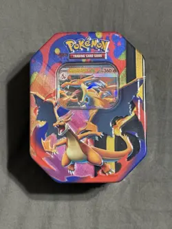 Pokemon Mega Charizard Y EX Tin 2026 Mega Evolution Series Pokemon TCG - Image 1