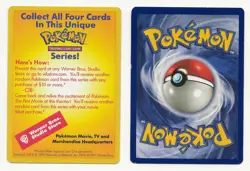 Pokemon TCG: MEW #8 2000 WotC Pokemon League Black Star Promo w/ catch Mew Promo - Image 2