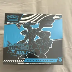 Pokemon TCG Scarlet & Violet Black Bolt Elite Trainer Box Black Bolt Thundurus - Image 1