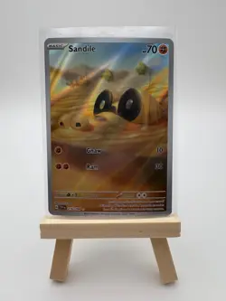 Sandile Illustration Rare SV01: Scarlet & Violet Base Set 216/198 NM Pokemon TCG - Image 1