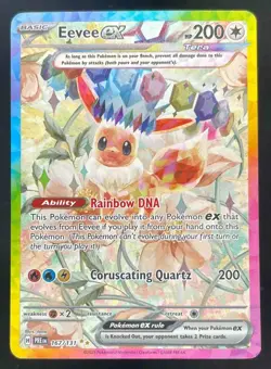 2025 Pokemon Prismatic Evolutions #167/131 Eevee ex - Image 1