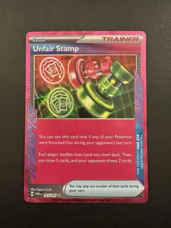 Unfair Stamp #165 Pokemon Twilight Masquerade - Image 1