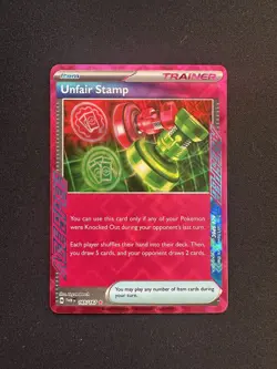 Unfair Stamp Ace Spec - English Pokemon - Twilight Masquerade 165/167 - Image 1